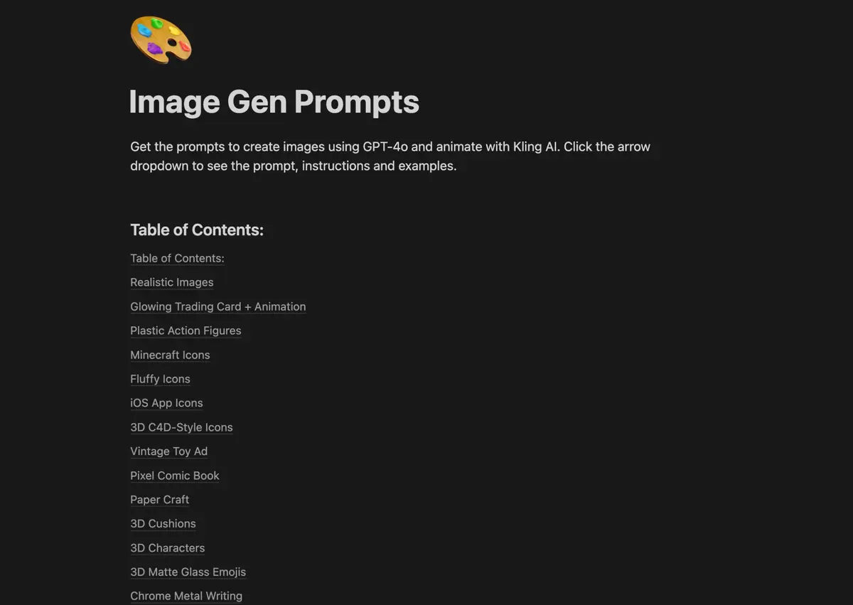 Página Image Gen Prompts